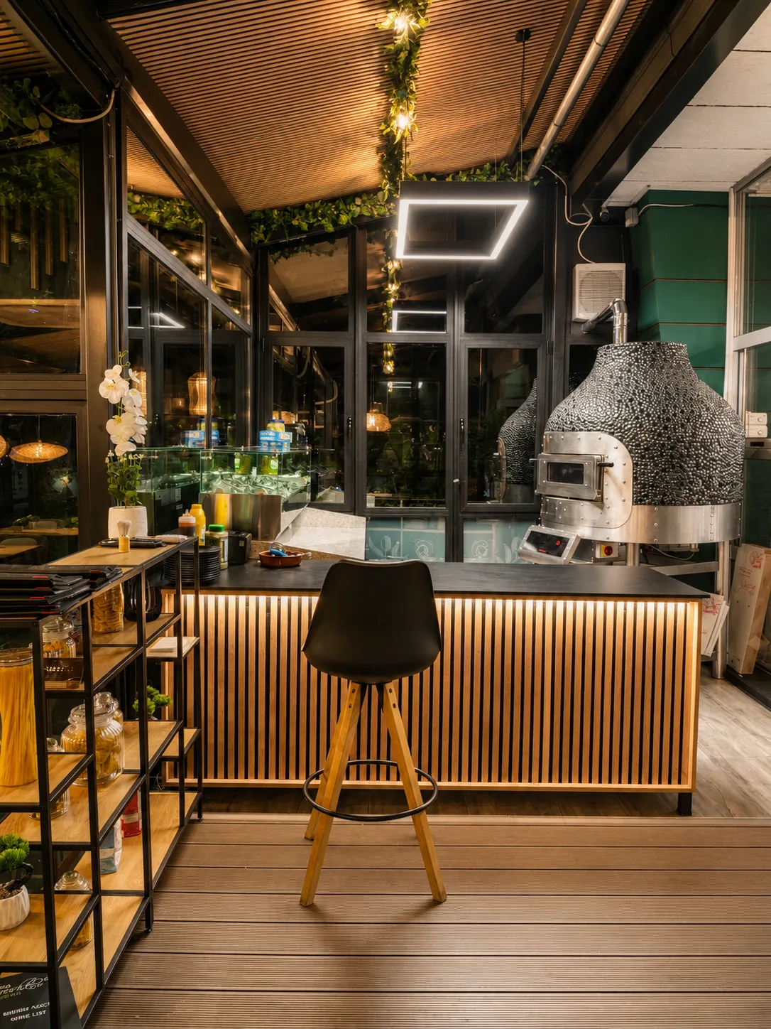 Пещ за пица на дърва в Pizza Oreshkov Garden, Стара Загора